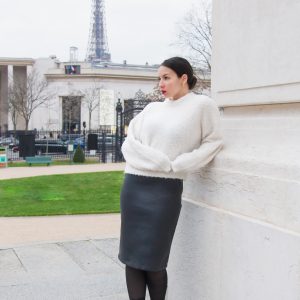 GAÏA simili cuir noir