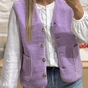 Gilet sans manches – HADRIEN – LILAS