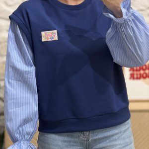 Sweat LINO – MARINE