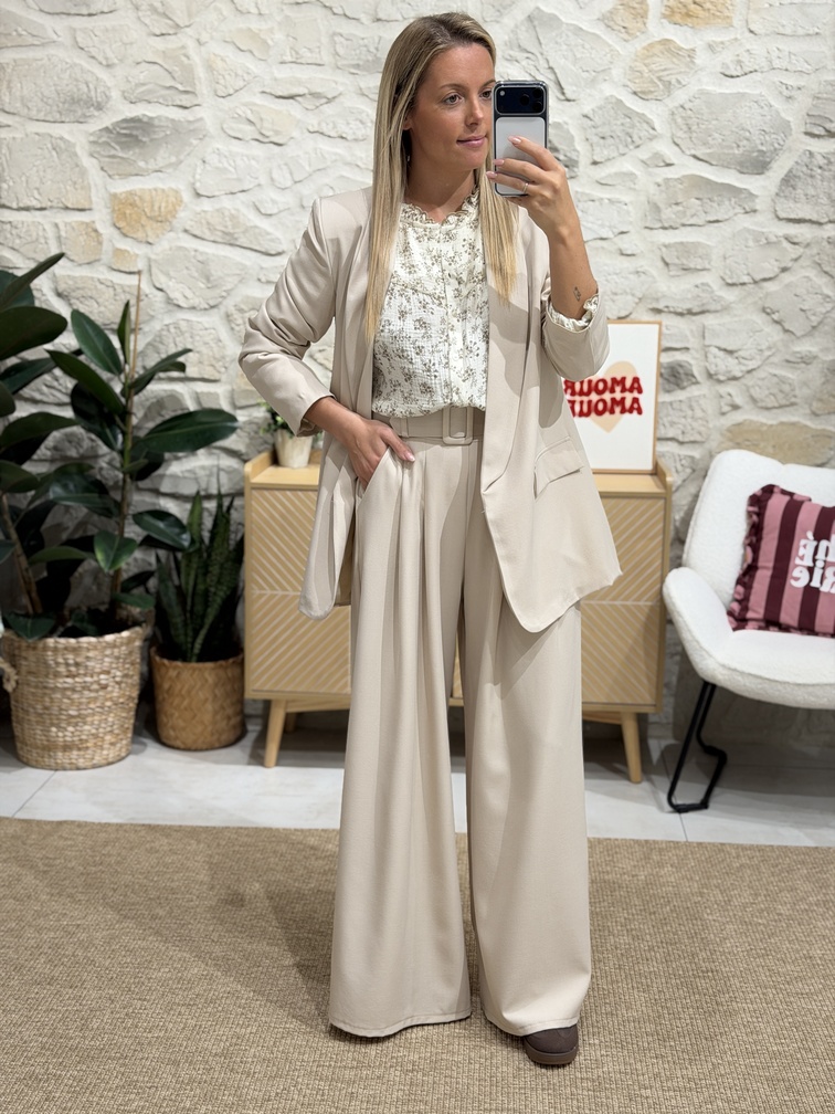 Pantalon POSEIDON – BEIGE (Made in Italie) – Image 7