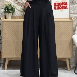 Pantalon POSEIDON – NOIR (Made in Italie)