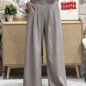 Pantalon POSEIDON – TAUPE (Made in Italie)