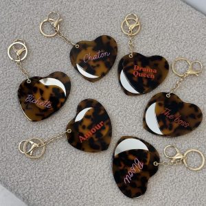 Porte-clé miroir – LÉOPARD