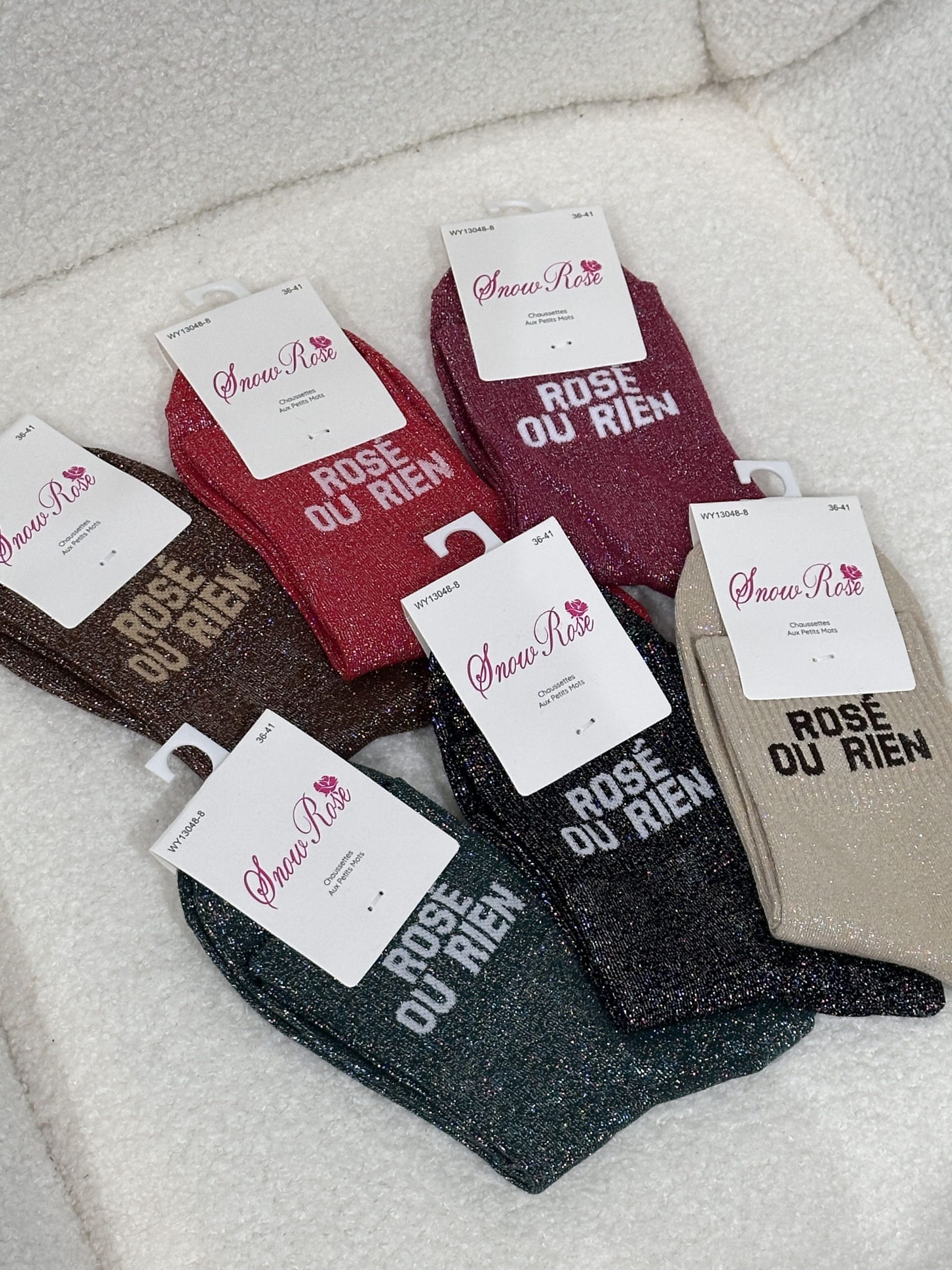 Chaussettes paillettes – ROSÉ OU RIEN – Image 2