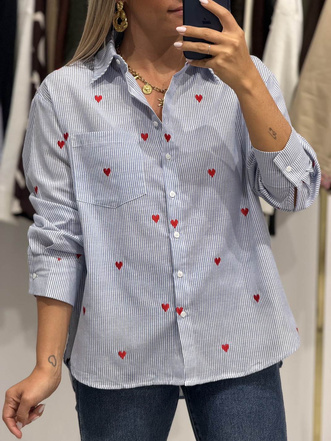 Chemise DORA – Rouge – Image 5