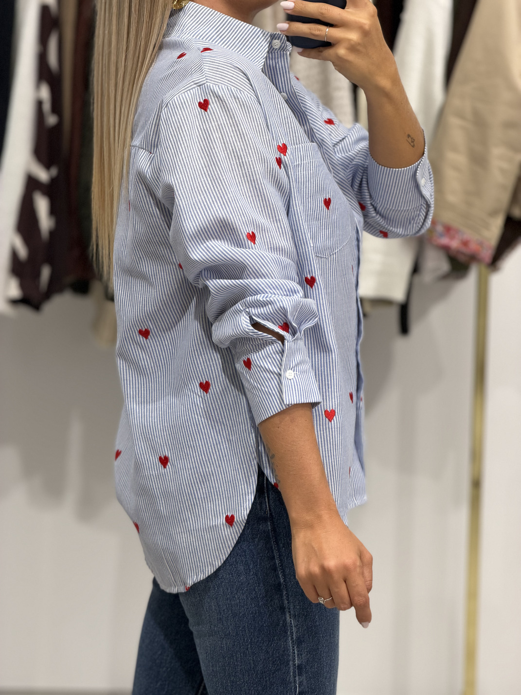 Chemise DORA – Rouge – Image 4