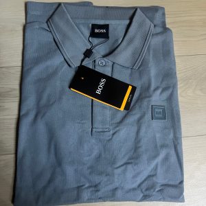 Polo Boss bleu d’eau pour homme – style frais et raffiné
