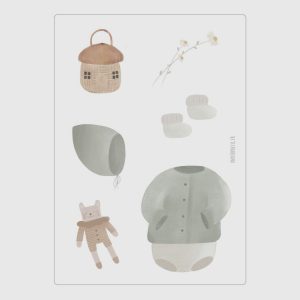 Carte “Mes Petites Affaires” Sauge