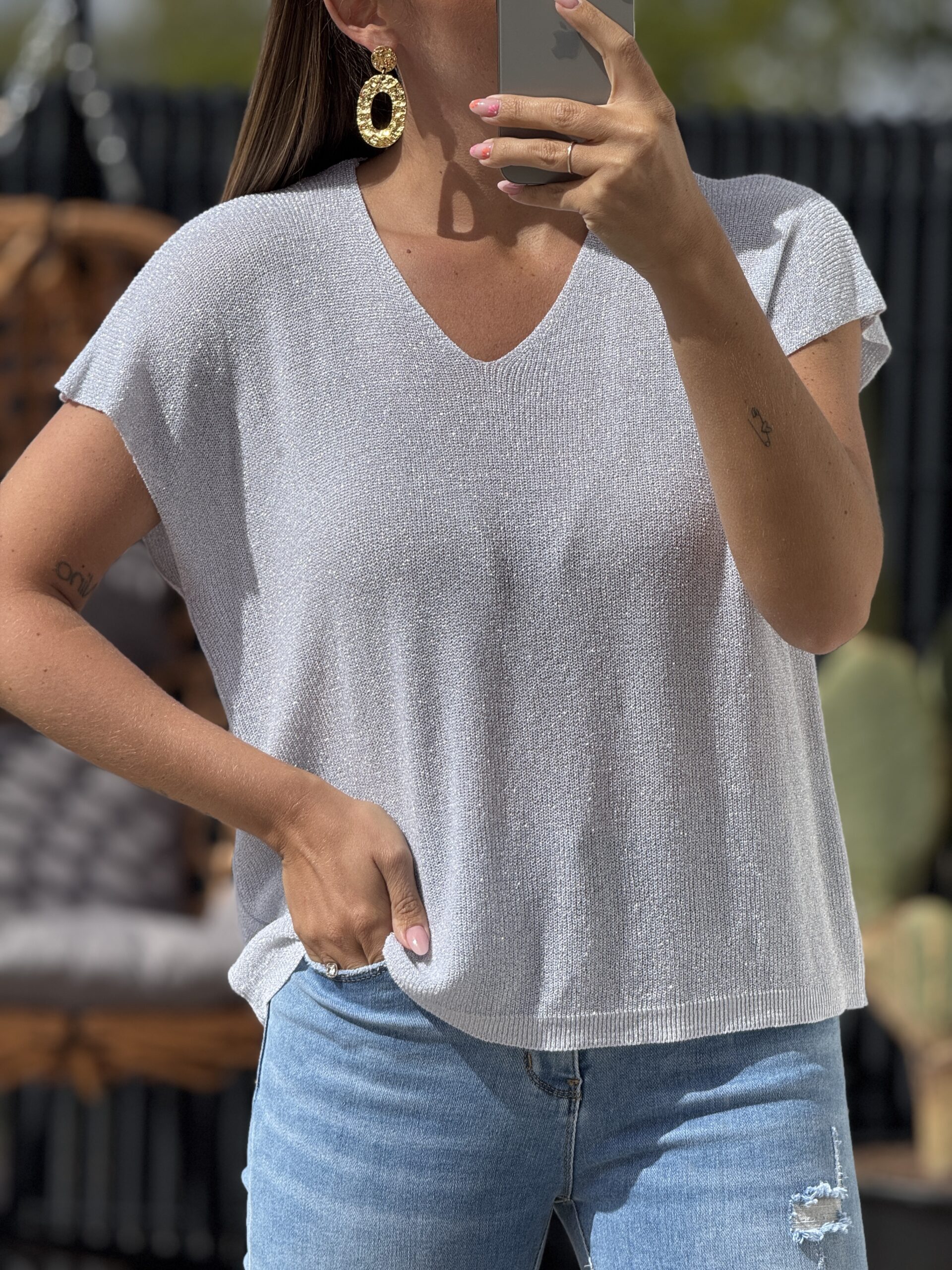 Top IVY – Argent (Made in Italie) – Image 6