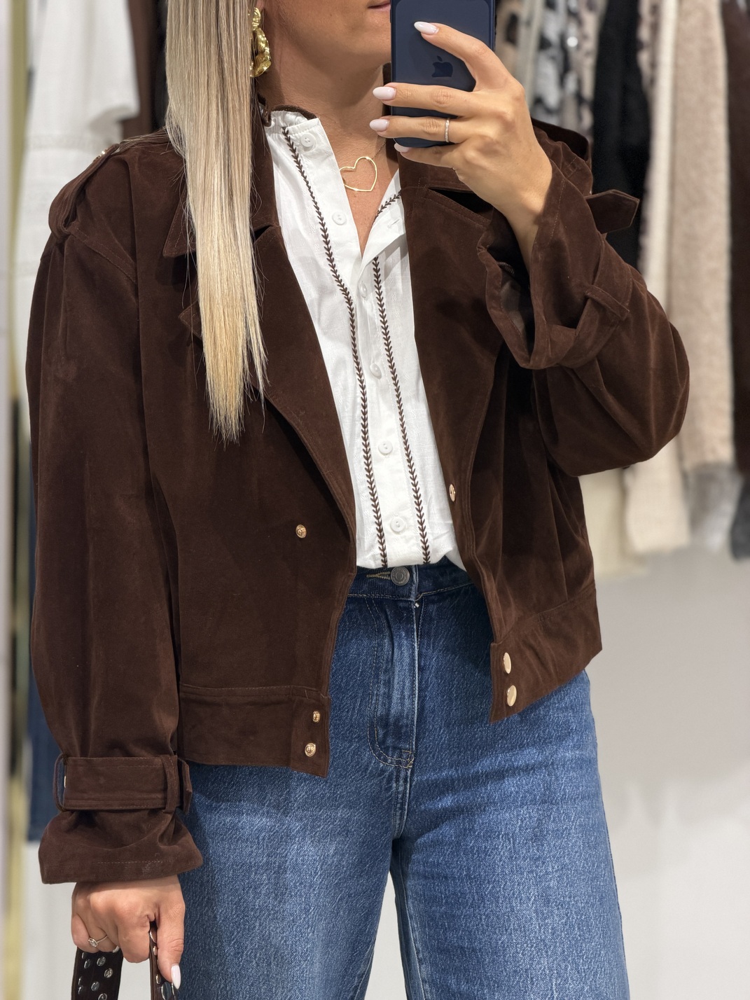 Veste URANUS Chocolat – Image 2