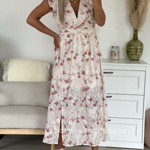 Robe OPHÉLIA Blanche – CURVY