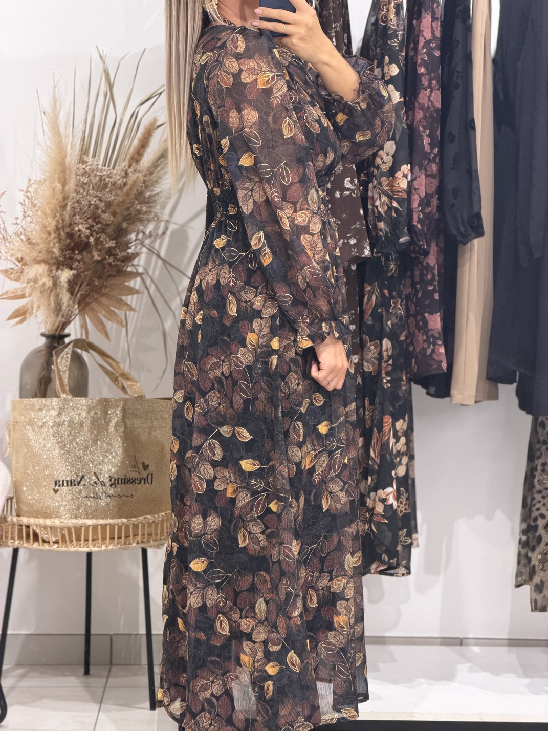 Robe FEUILLAGE – CURVY – Image 5