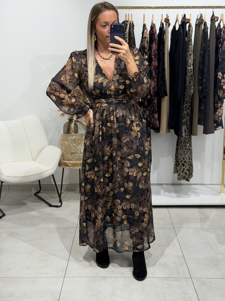 Robe FEUILLAGE – CURVY – Image 3