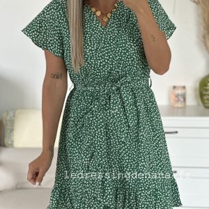 Robe LUMY – Verte – CURVY