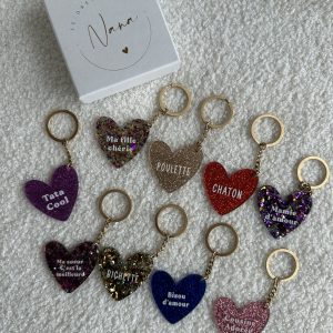 Porte-clé Pailletté