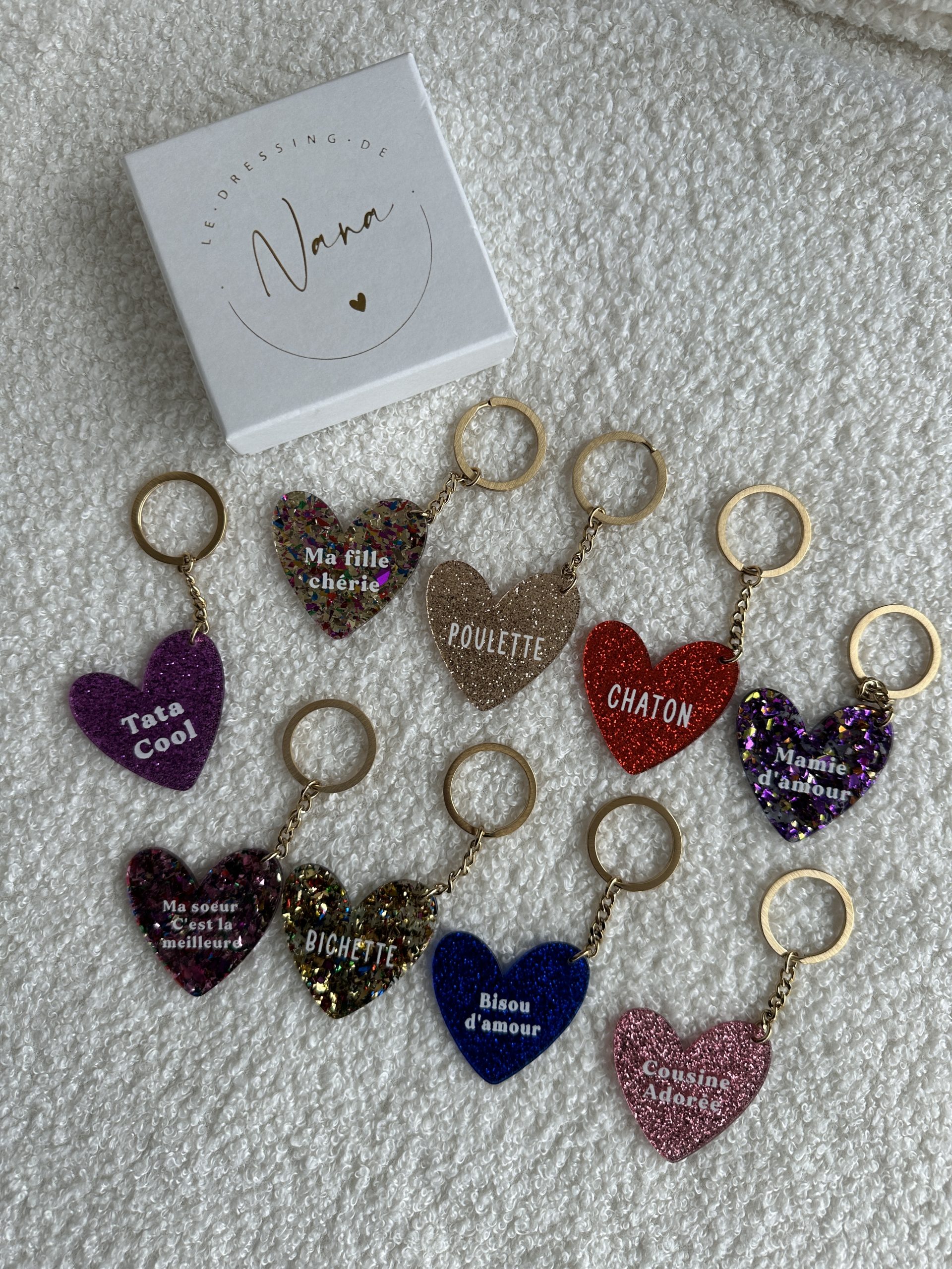 Porte-clé Pailletté