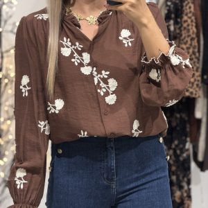 Blouse HERBIER – Chocolat