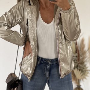 Parka fourrée CHARLY COURTE GOLD