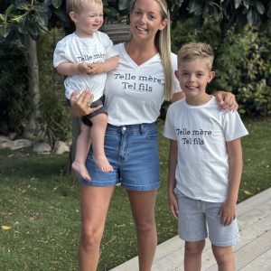 T-shirt Telle mère, tel fils KIDS – BLANC