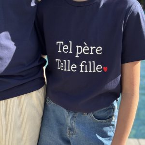 T-shirt Tel père, telle fille Marine KIDS