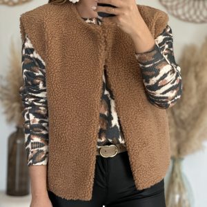 Gilet WOODY Camel