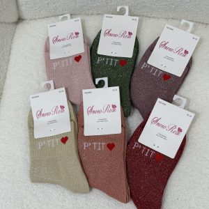Chaussettes KIDS paillettes – PTIT COEUR (Taille 30/35)