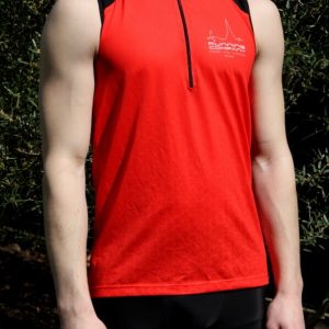 Débardeur 1/2 zip Running Company