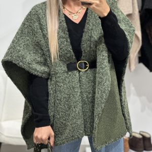 Poncho MAZU – Kaki