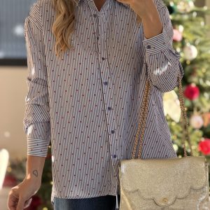 Chemise JOJO – Bleue