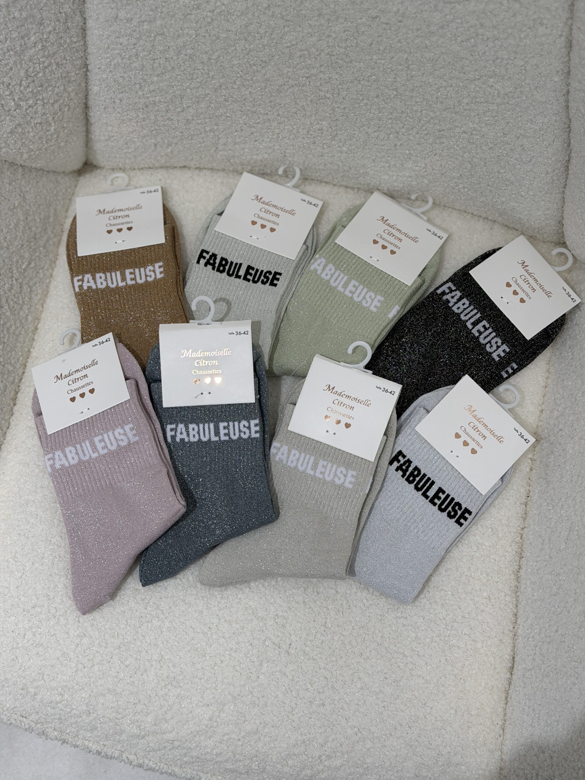 Chaussettes paillettes – FABULEUSE – Image 2