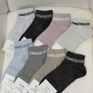 Chaussettes paillettes – EMMERDEUSE Courte