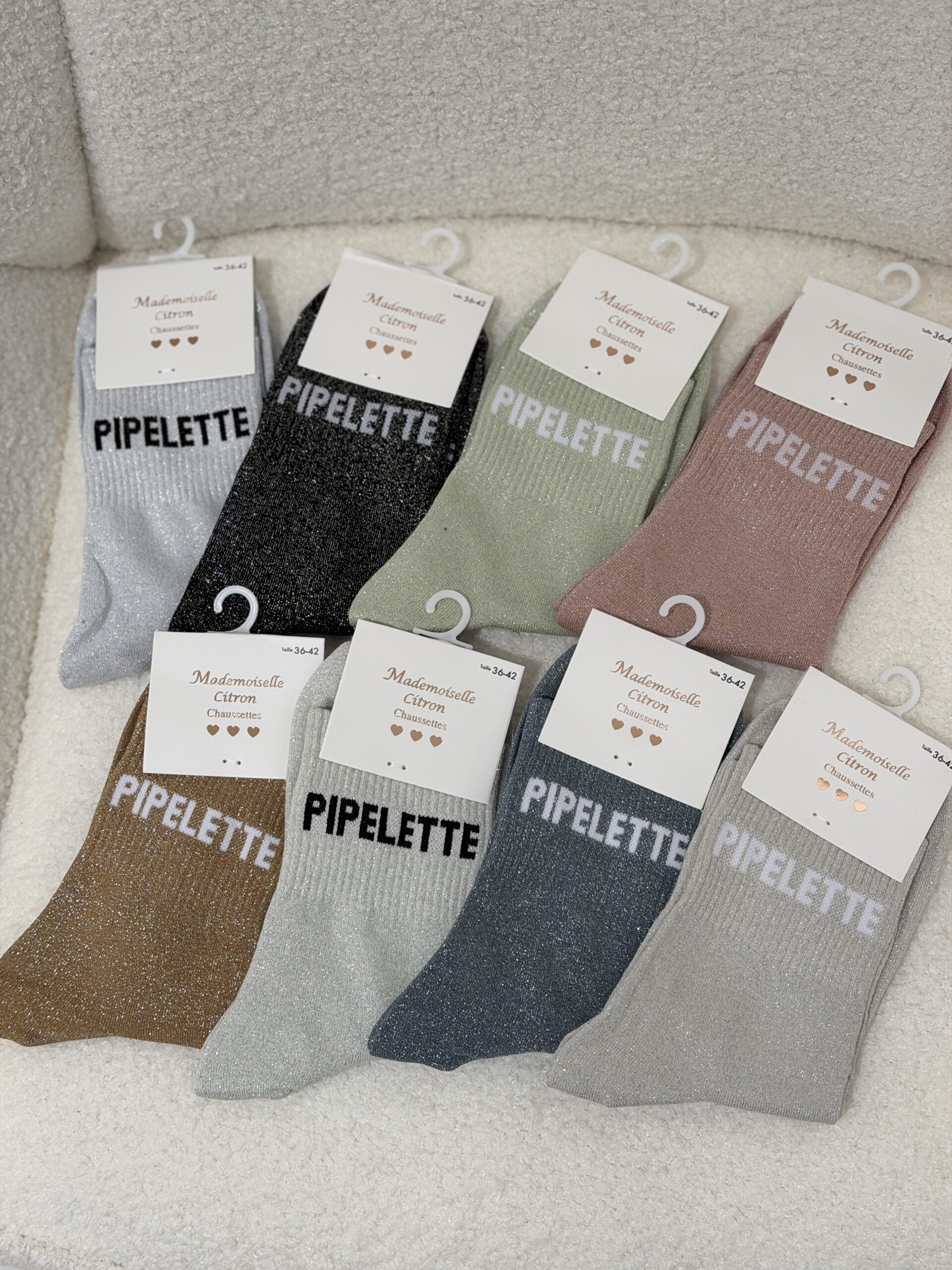 Chaussettes paillettes – PIPELETTE