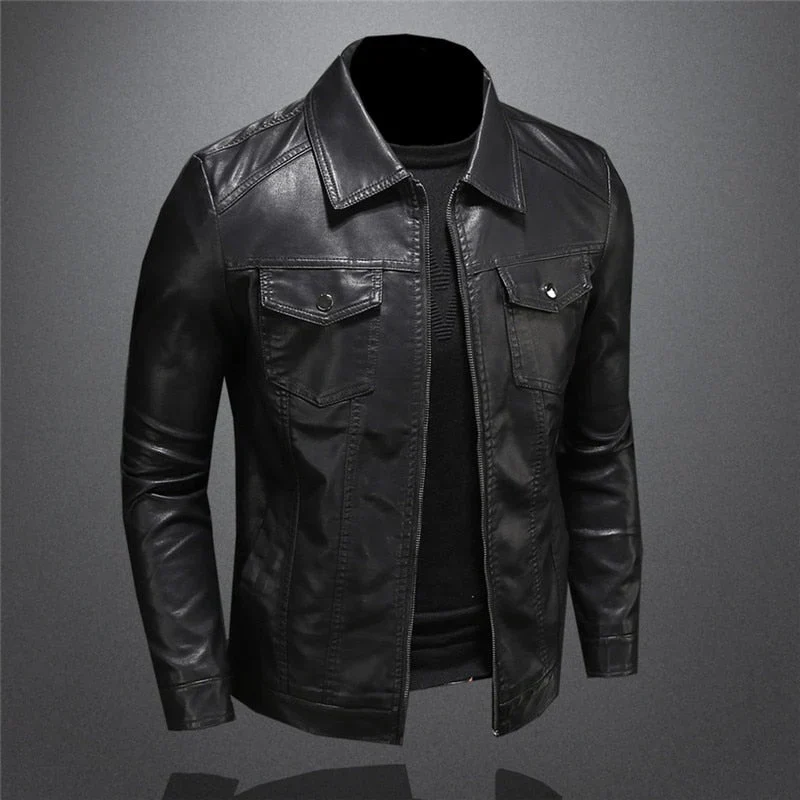 Veste en Cuir Alessandro – Image 4