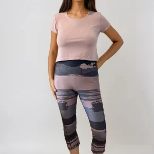 Legging Virginie - Bande Rose