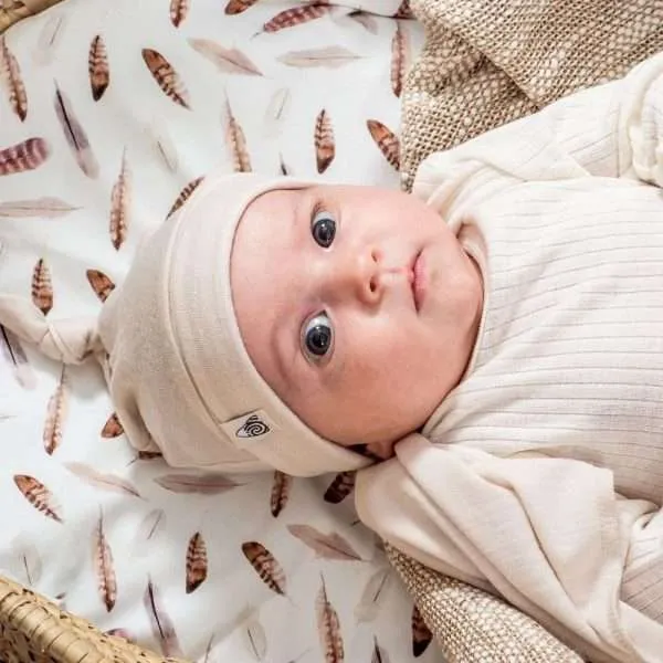 Bonnets à noeud en Mérinos Alpes du Sud 0-6 mois – Image 4