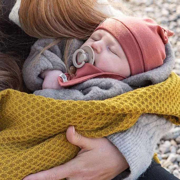 Bonnets à noeud en Mérinos Alpes du Sud 0-6 mois – Image 3