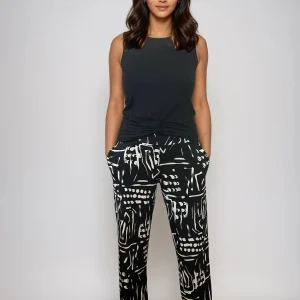 Pantalon Murielle - Noir et blanc
