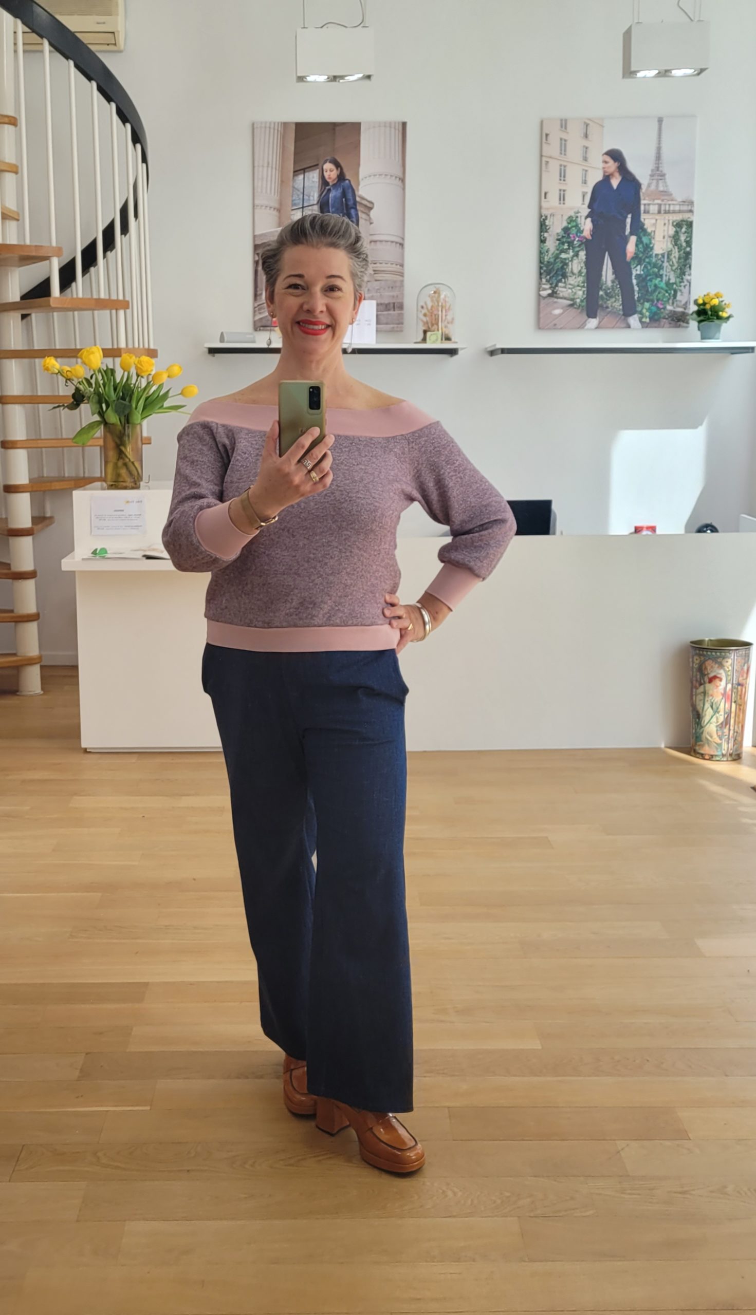 MIA jean bleu coton élasthanne – Image 2