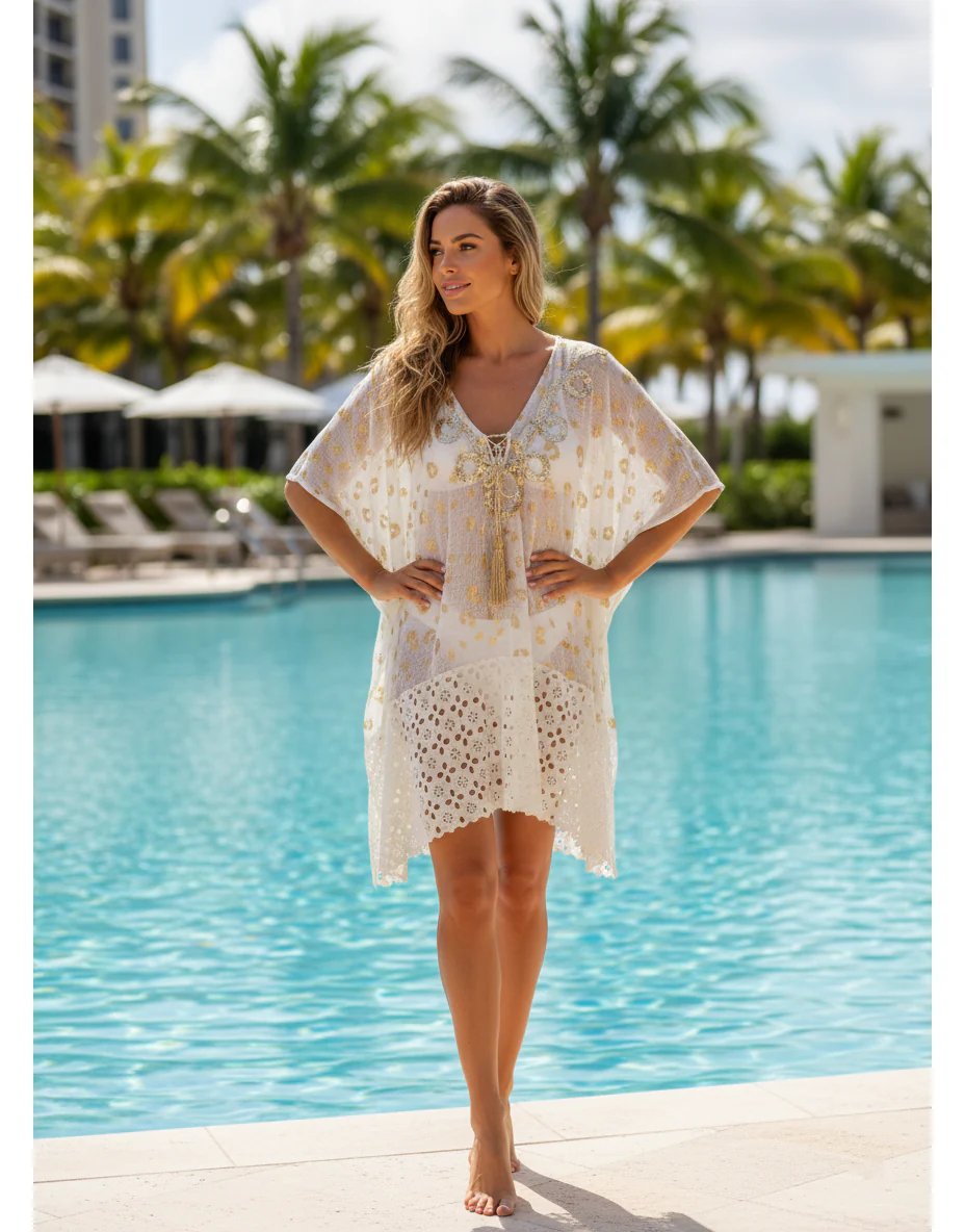 Robe tunique de plage Mia – Image 3