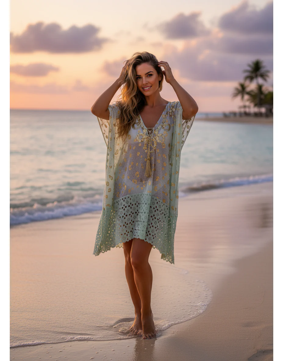 Robe tunique de plage Mia – Image 4