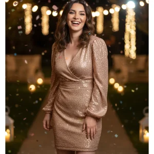 Robe à paillettes Gisèle