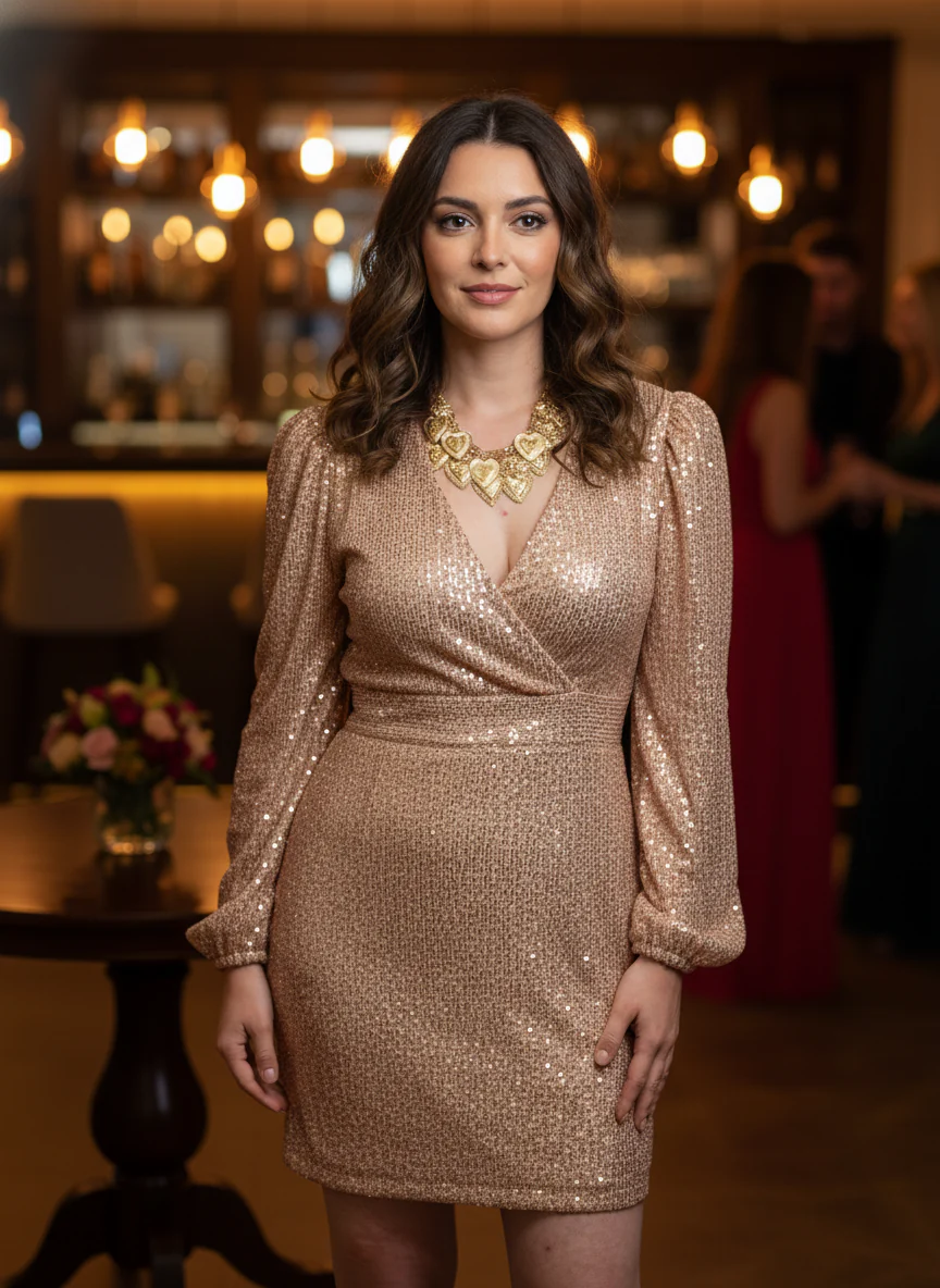 Robe à paillettes Gisèle – Image 4