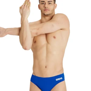 Brief de natation Team Solid pour hommes - Royal