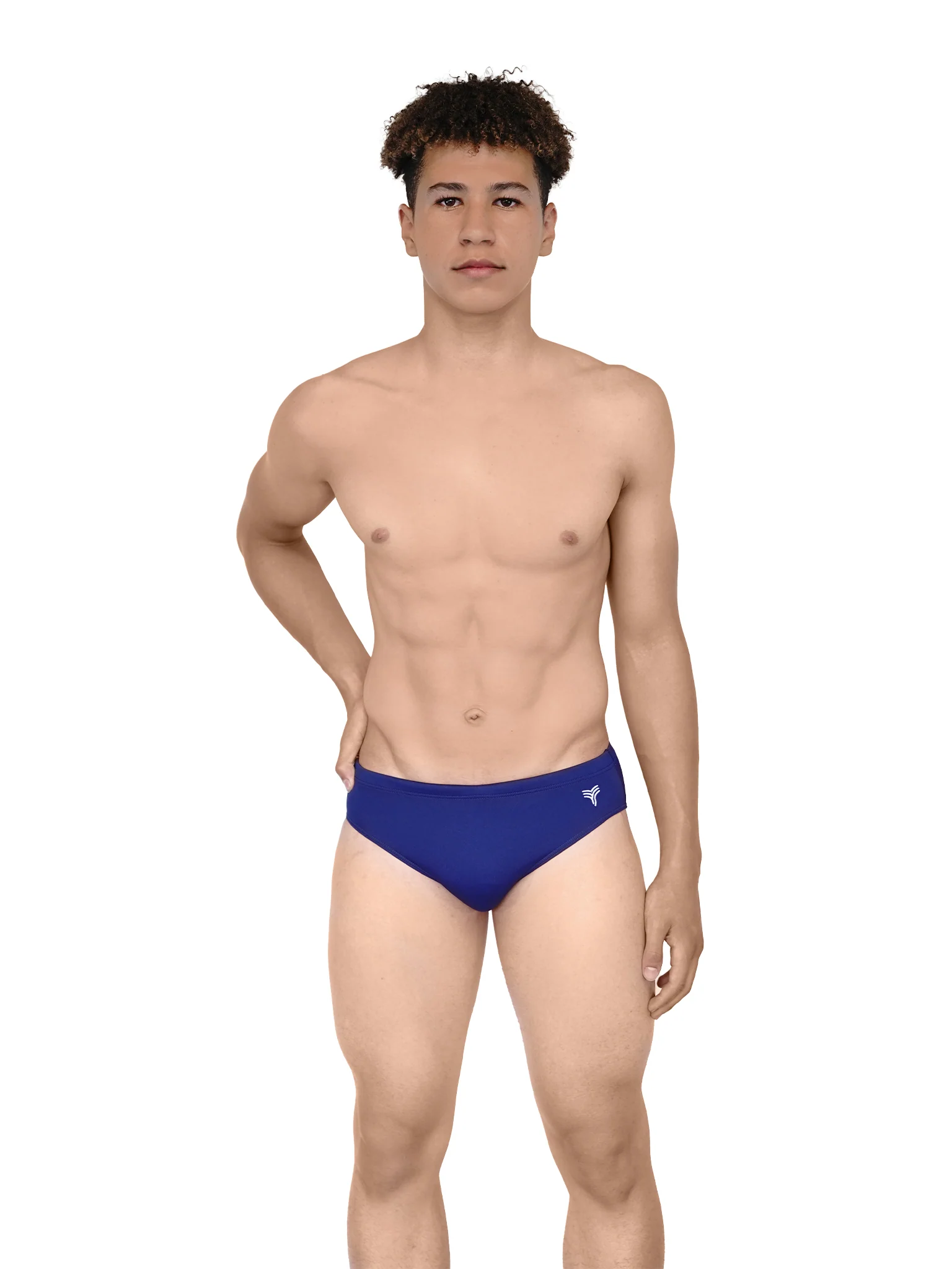 Brief de natation Solide pour hommes - Marine