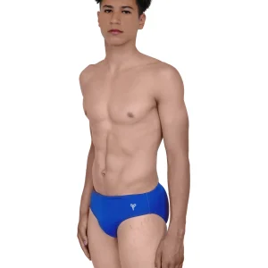 Brief de natation Solide pour hommes - Bleu royal
