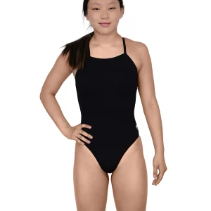 Maillot de bain une-pièce Sport Back pour femmes - Noir