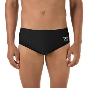 Brief de natation Solid Endurance pour hommes - Noir