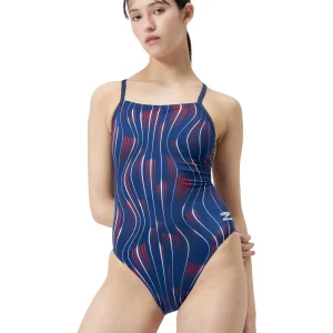Maillot de bain une-pièce Space Train Flyback pour femmes - Smoke Ice