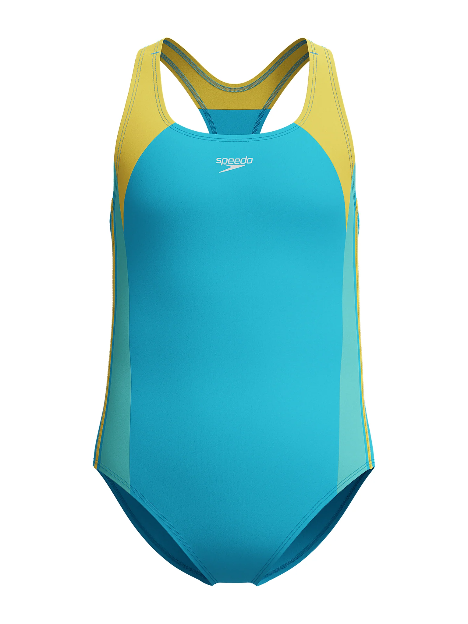 Maillot de bain une-pièce Infinity Splice pour filles - Piction Blue – Image 2