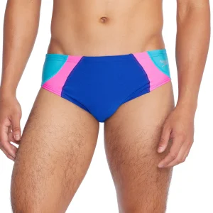 Brief de natation Dual Colorblock One pour hommes - True Cobalt